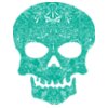 Green Sugar Skull