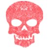 Red  Sugar Skull