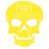 Yellow  Sugar Skull