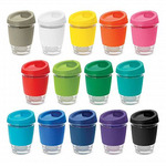 Reusable Glass Coffee Cup 340ml